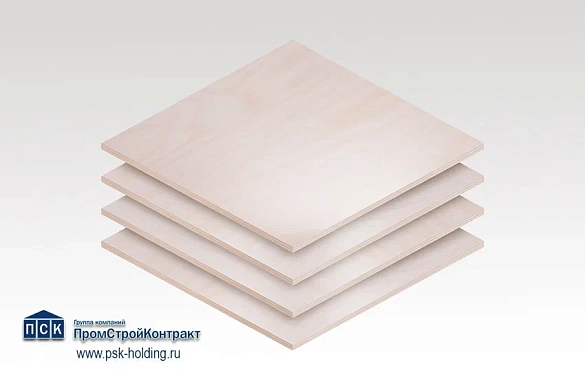 Фанера белая ФК 6x1525x1525 мм Свеза