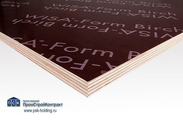 Фанера ламинированная 9×1250×2500 мм ЮПМ-Кюммене Чудово