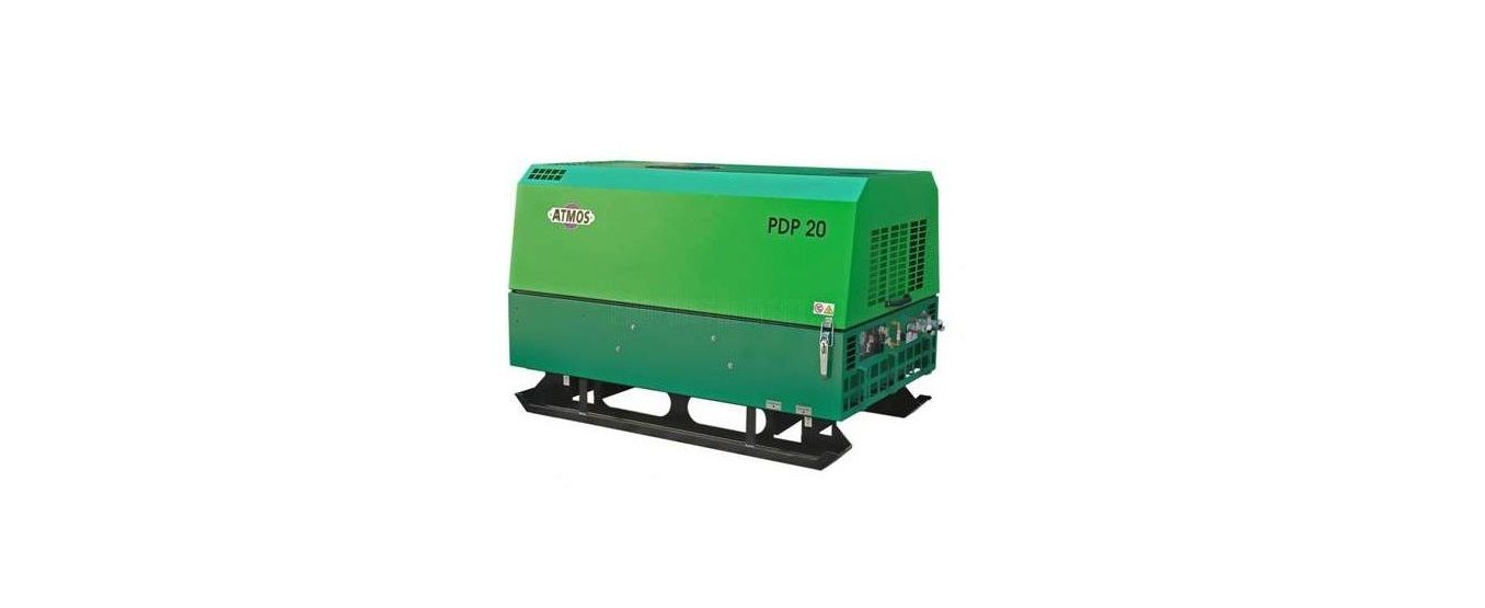 Дизельный винтовой компрессор стационарный ATMOS PDP 20 (на салазках, без шасси)